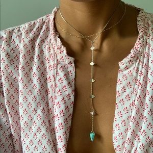 Free people necklace with turquoise